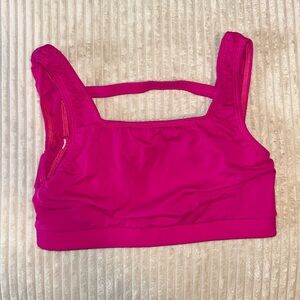 NWOT M pink sportsbra